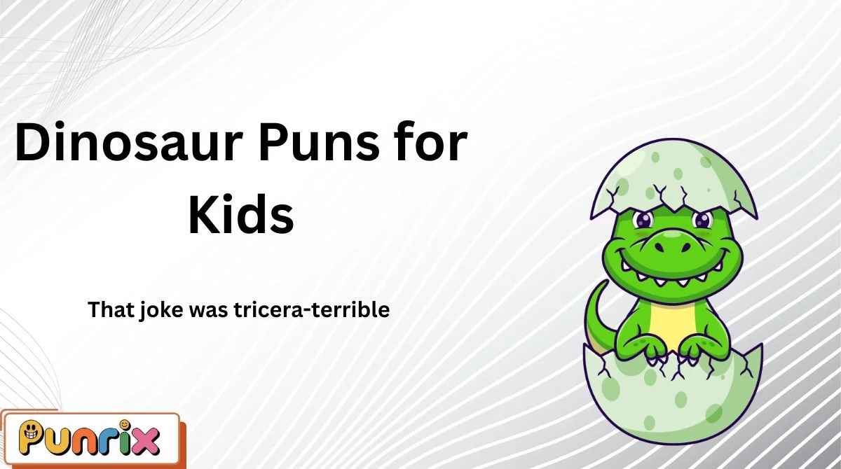 Dinosaur Puns for Kids