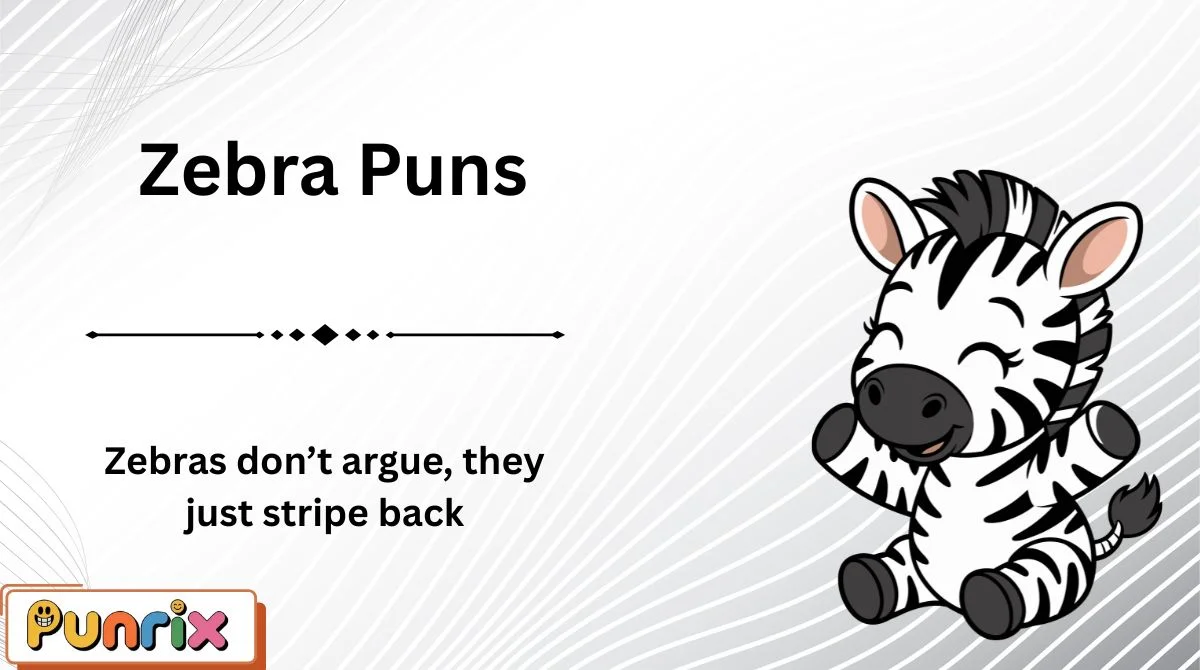 Zebra Puns